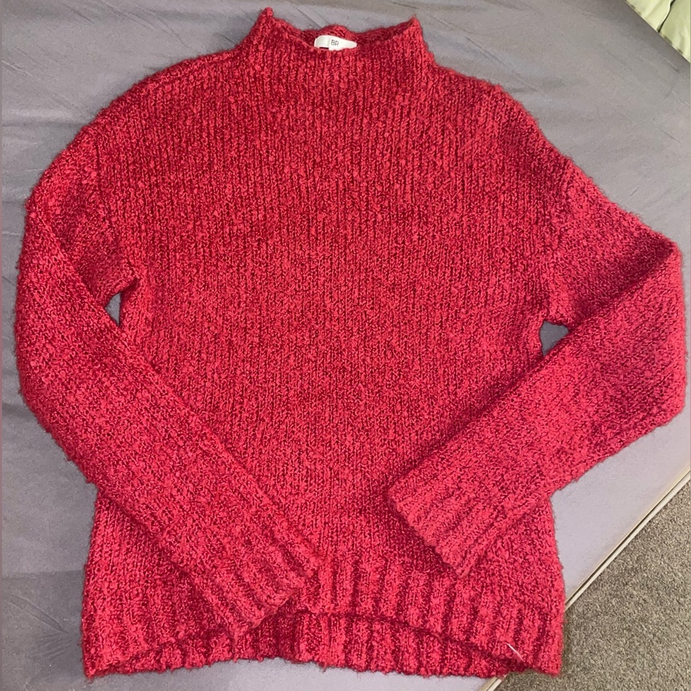 BP. Nordstrom Light Pink Knit Pullover Sweater Size XS Women's Roll Neck Top